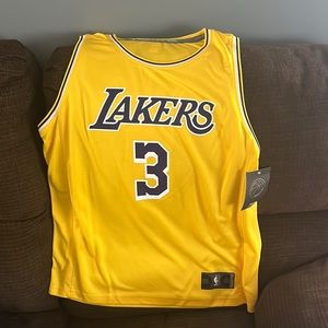 Gold lakers Davis jersey